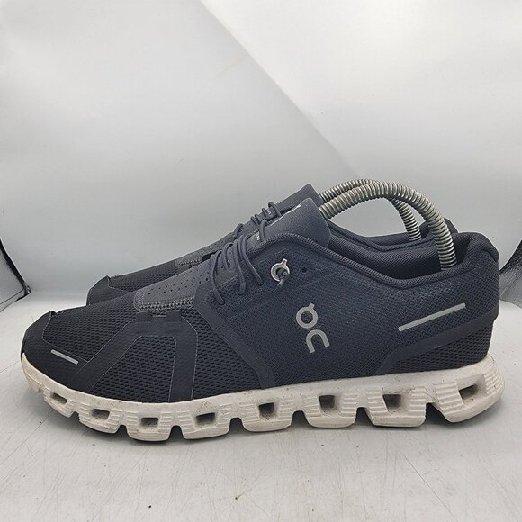 On Cloud 5 Womens Size 9.5 Black Athletic Shoes Running Walking Outdoors Casual - Picture 12 of 14